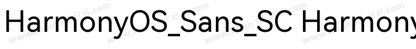 HarmonyOS_Sans_SC HarmonyOS_Sans_SC字体转换